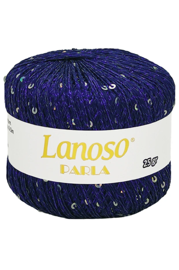 Lanoso Parla Simli ve Pul Payetli El Örgü İpliği