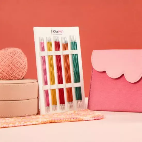 Knitpro 15 cm çorap set 9 şiş 